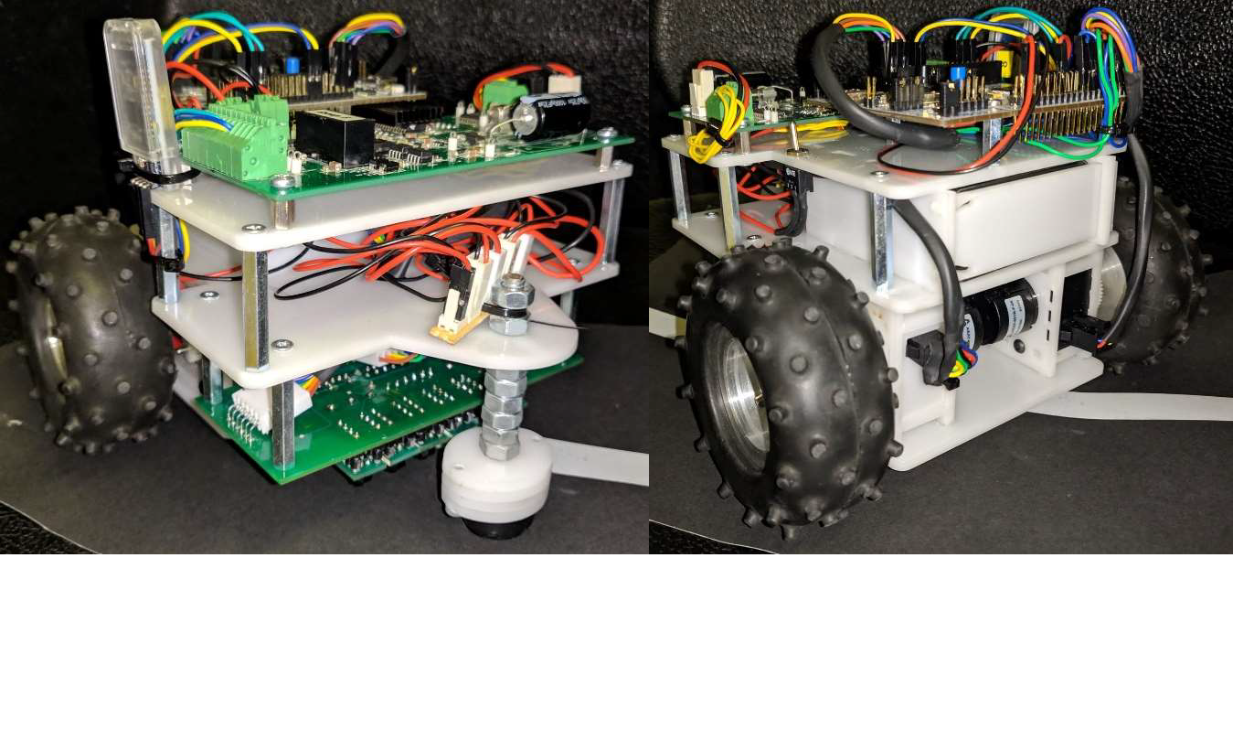 image of the differential drive robot